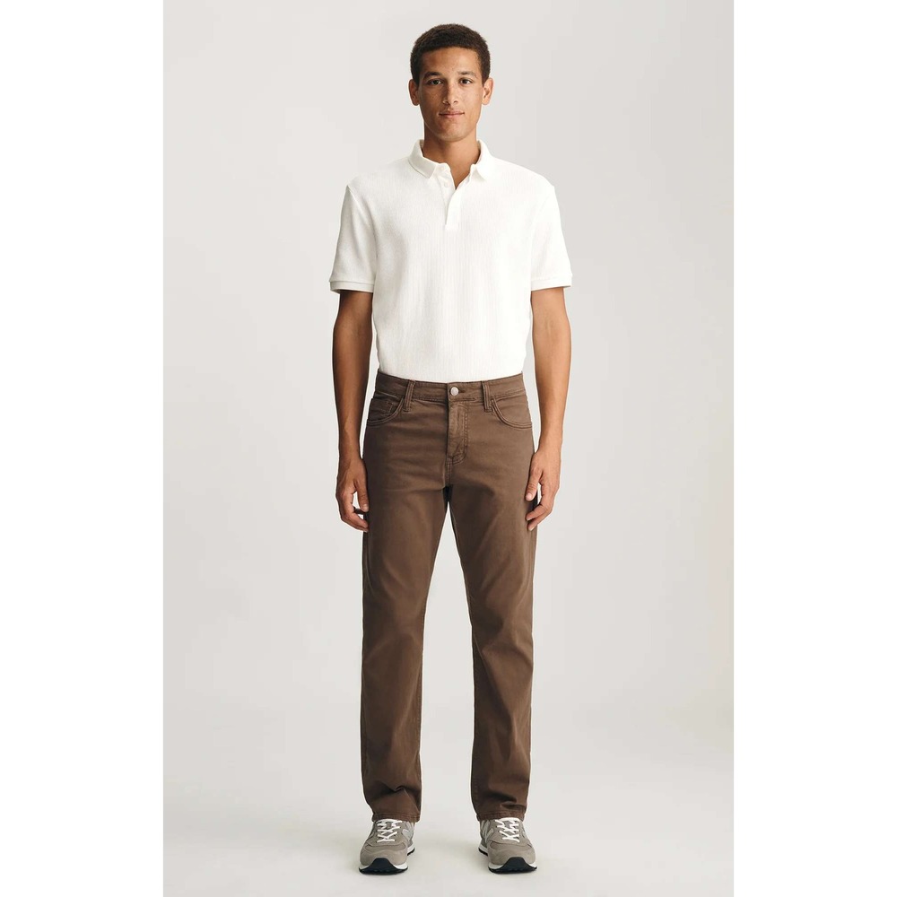 Mavi Zach Straight Leg Twill Pants Mens Size 32x34 Mocha Brown Cotton Stretch